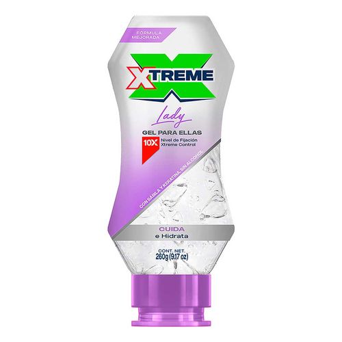 Gel para Peinar Xtreme Lady Keratina Squeeze 260g