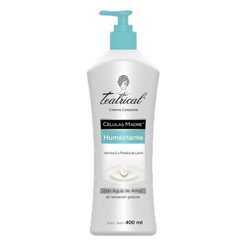 Crema Corporal Teatrical Celulas Madre Humectante 400ml