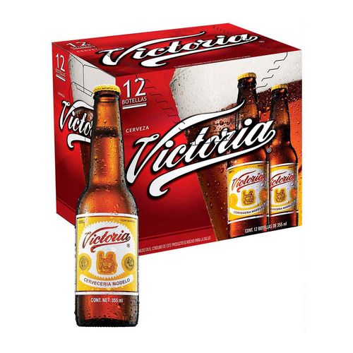 Cerveza Victoria 12 Botellas de 355ml c/u