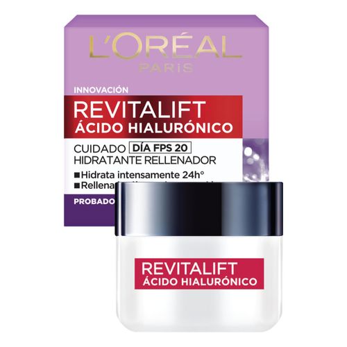 Crema Facial de Día L'Oréal Paris Revitalift Ácido Hialurónico 50ml