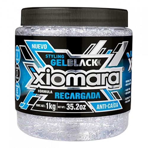 Gel para Peinar Xiomara Black Recargada Anti Caída 1kg