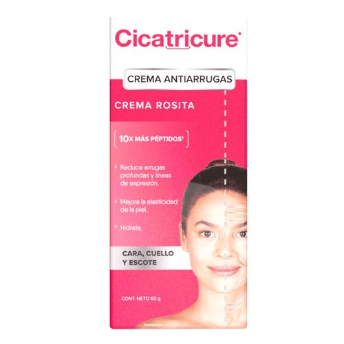 Crema Facial Cicatricure Rosita Antiarrugas 60g