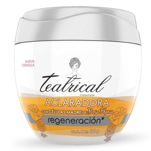 Crema Facial Teatrical Células Madre Ultra Aclaradora 400g
