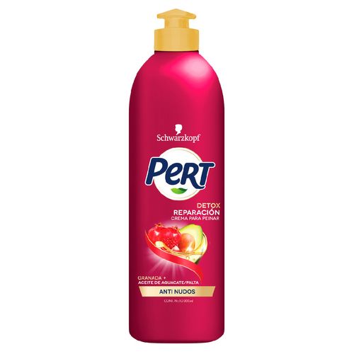 Crema para peinar Pert reparación con granada y aceite de aguacate 300ml