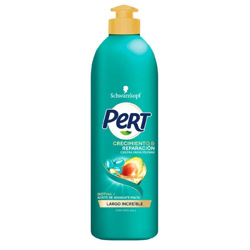 Crema para Peinar Pert Crecimiento & Reparación Biotina y Aceite de Aguacate 300ml