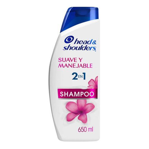 Shampoo Head & Shoulders 2 en 1 Suave y Manejable 650ml