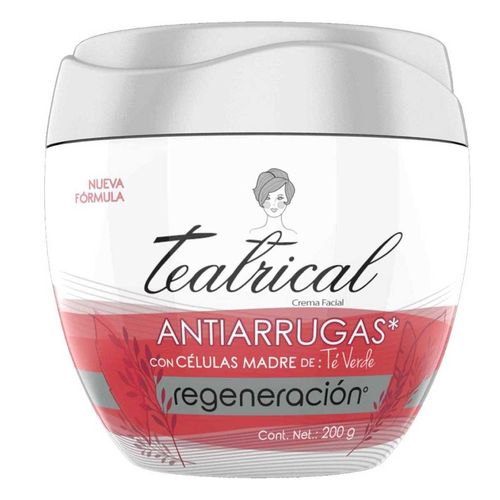 Crema Facial Teatrical Células Madre Antiarrugas 200g