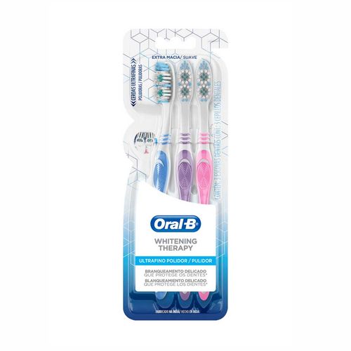 Cepillo de Dientes Oral-B Whitening Therapy 3 Cepillos