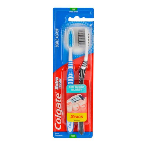 Cepillo de Dientes Colgate Extra Clean 2 Cepillos