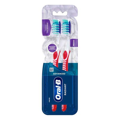 Cepillo de Dientes Oral-B 3D White Radiant 2 Cepillos