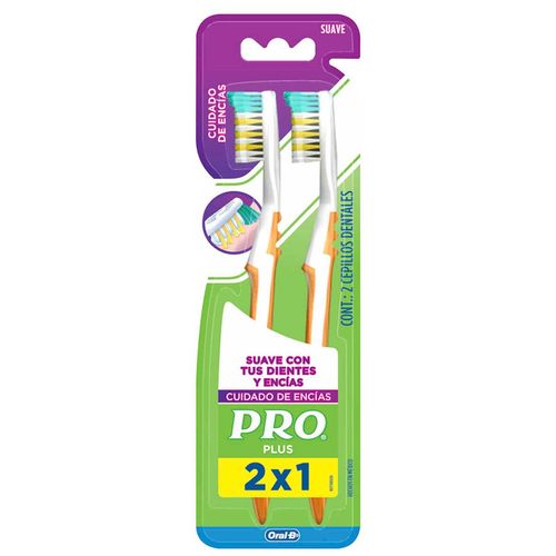 Cepillo de Dientes PRO Cuidado Encias 2 Cepillos
