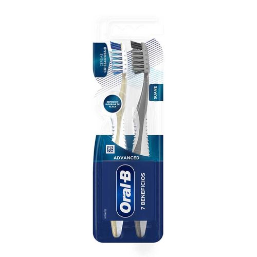 Cepillo de Dientes Oral-B Pro-Salud 7 Beneficios 2 Cepillos
