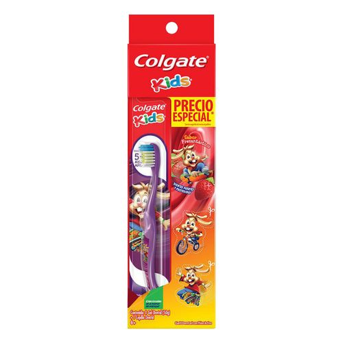 Kit de Higiene Bucal Colgate Smiles Cepillo Dental + Pasta Kids 50g