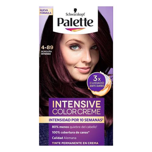 Tinte de Cabello Palette Color Creme Borgoña Intenso 4-89