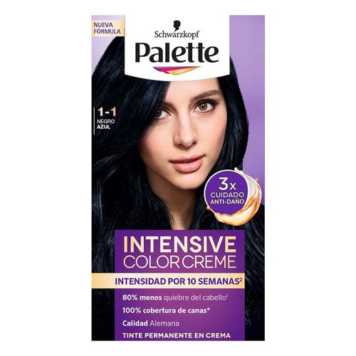 Tinte de Cabello Palette Color Creme Chocolate Negro Azulado 1-1