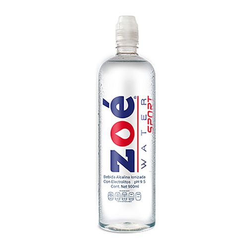 Agua Ionizada Zoé Water 900ml