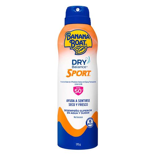 Protector Solar Banana Boat Dry Balance Sport 50+ FPS C-Spray 170g