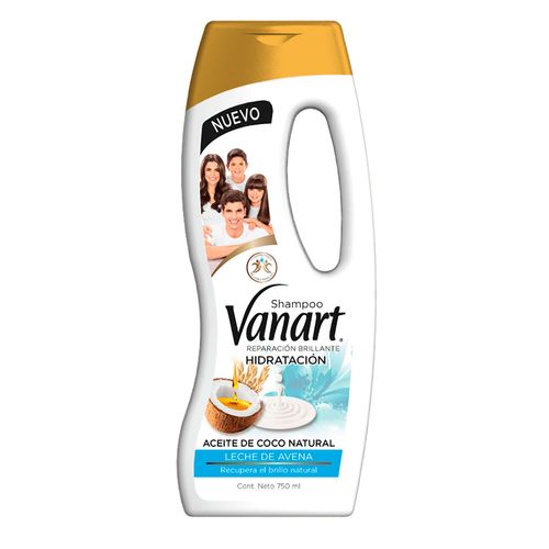Shampoo Vanart Hidratación Cabello Suave y con Brillo 750ml