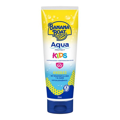 Protector Solar Banana Boat Aqua Protect Kids 50+ FPS Loción 236ml
