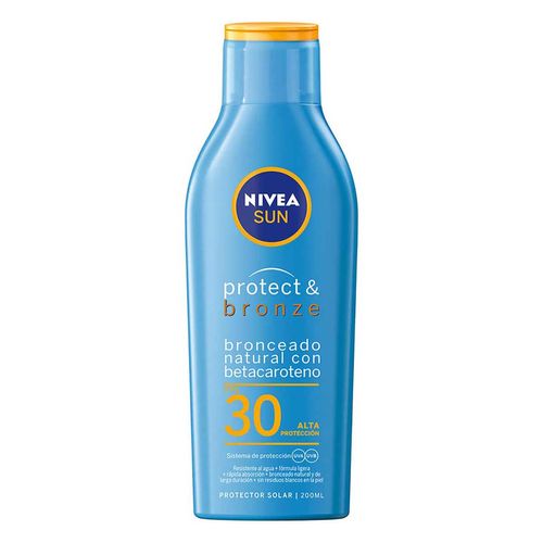 Protector Solar NIVEA SUN Protect & Bronze FPS 30+ 200ml