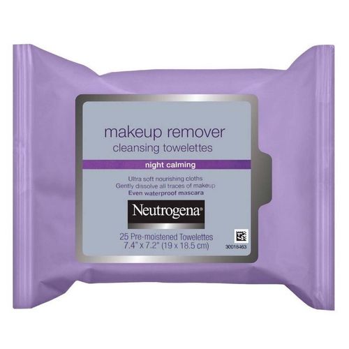 Toallitas desmaquillantes Neutrogena Night Calming 25 Toallitas