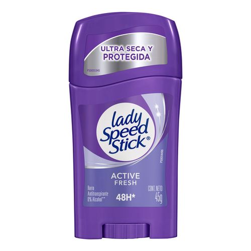Antitranspirante en Barra Lady Speed Stick Active Fresh 45g