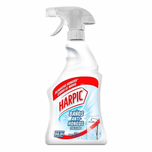 Limpiador de Baños Líquido Harpic Antihongos 650ml