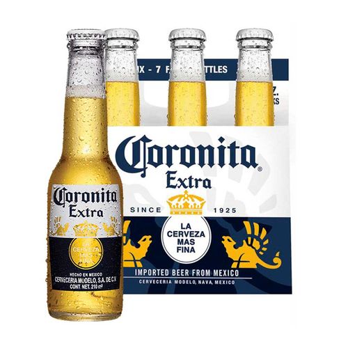 Cerveza Coronita Extra 6 Botellas de 210ml c/u