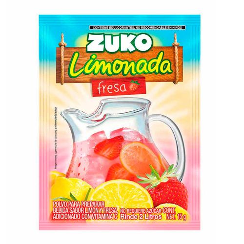 Saborizante Zuko Limonada Fresa Rinde 2L