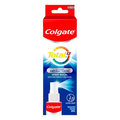 Spray Bucal Colgate Total 12 Antibacterial Extra Mint 60ml