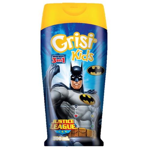 Shampoo Infantil Grisi Kids 3 en 1 Liga de la Justicia 300ml