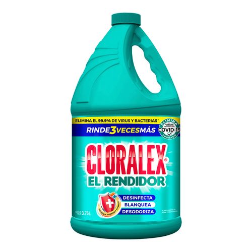 Blanqueador Líquido Cloralex El Rendidor 3.75L