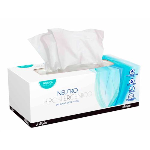 Pañuelos Faciales Kleenex Neutro 100 Pañuelos