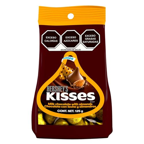 Chocolate Hershey's Kisses Almendra 125g