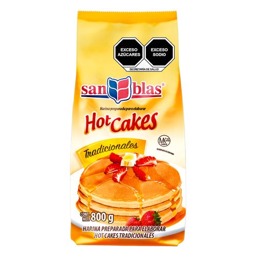 Harina San Blas para Hot Cakes Tradicionales 800g
