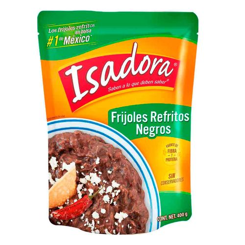 Frijoles Refritos Isadora Negros 400g