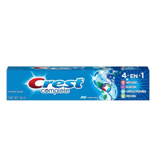 Pasta Dental Crest Complete 4 en 1 con 66ml