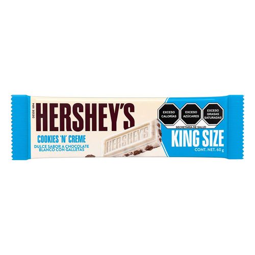 Barra de Chocolate Hershey's Cookies'n Creme 60g