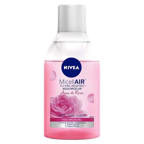 Agua Micelar Desmaquillante NIVEA Agua de Rosas 400ml