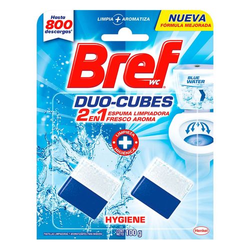 Pastillas Sanitaria Bref Duo Cubes Hygiene 100g