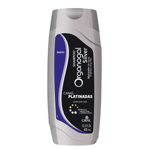 Shampoo Grisi Organogal Silver Canas Platinadas 400ml