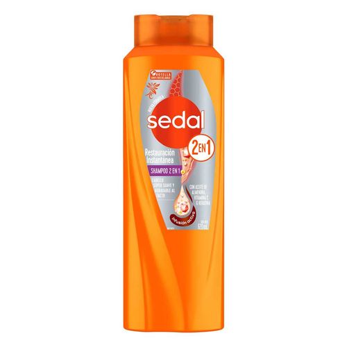 Shampoo Sedal restauración instantánea 2 en 1 620ml