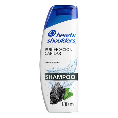 Shampoo Head & Shoulders Purificación Capilar Carbón 180ml