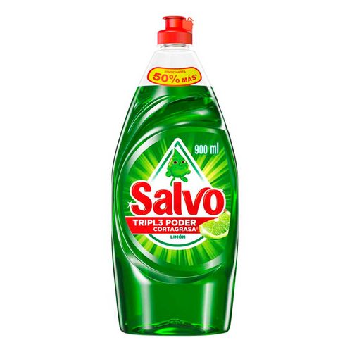 Lavatrastes Líquido Salvo Limón 900ml