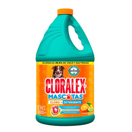 Limpiador Desinfectante Cloralex Mascotas para Exteriores 3.75L