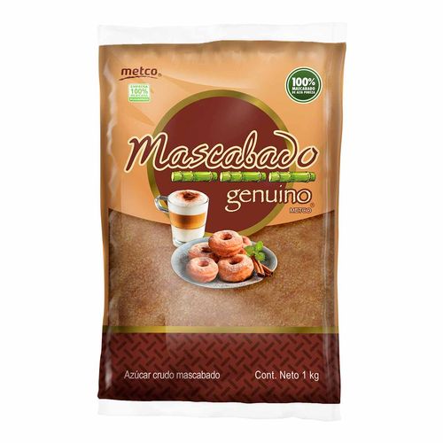 Azúcar Mascabado Genuino Metco Bolsa de 1kg