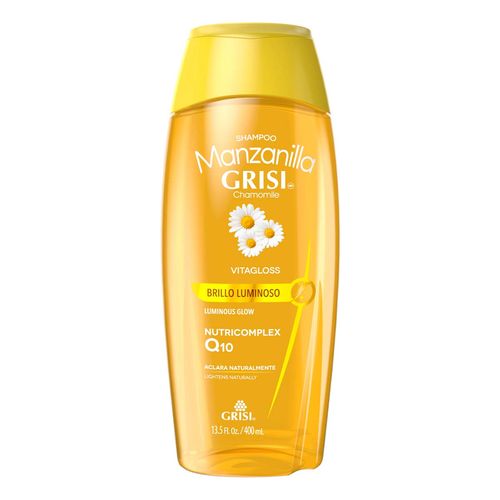 Shampoo Grisi Manzanilla Vitagloss Brillo Luminoso 400ml