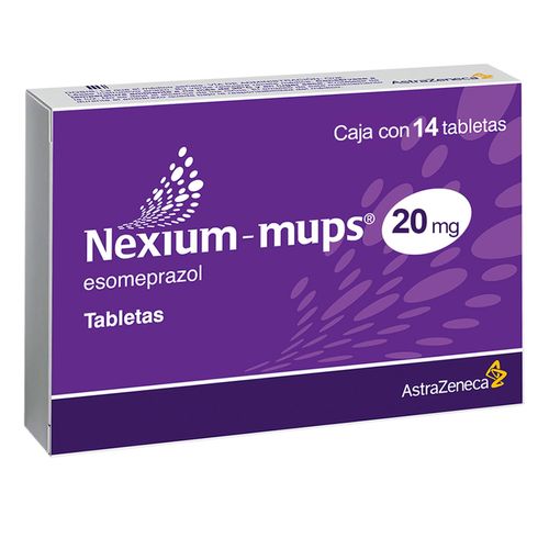 Tabletas Nexium 20mg Caja con 14 Tabletas