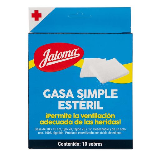 Gasas Jaloma (10x10cm) 10 Gasas