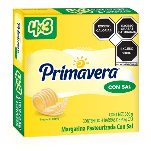 Margarina Primavera con Sal 360g